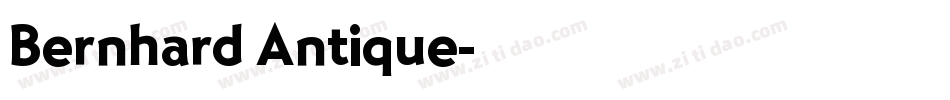 Bernhard Antique字体转换
